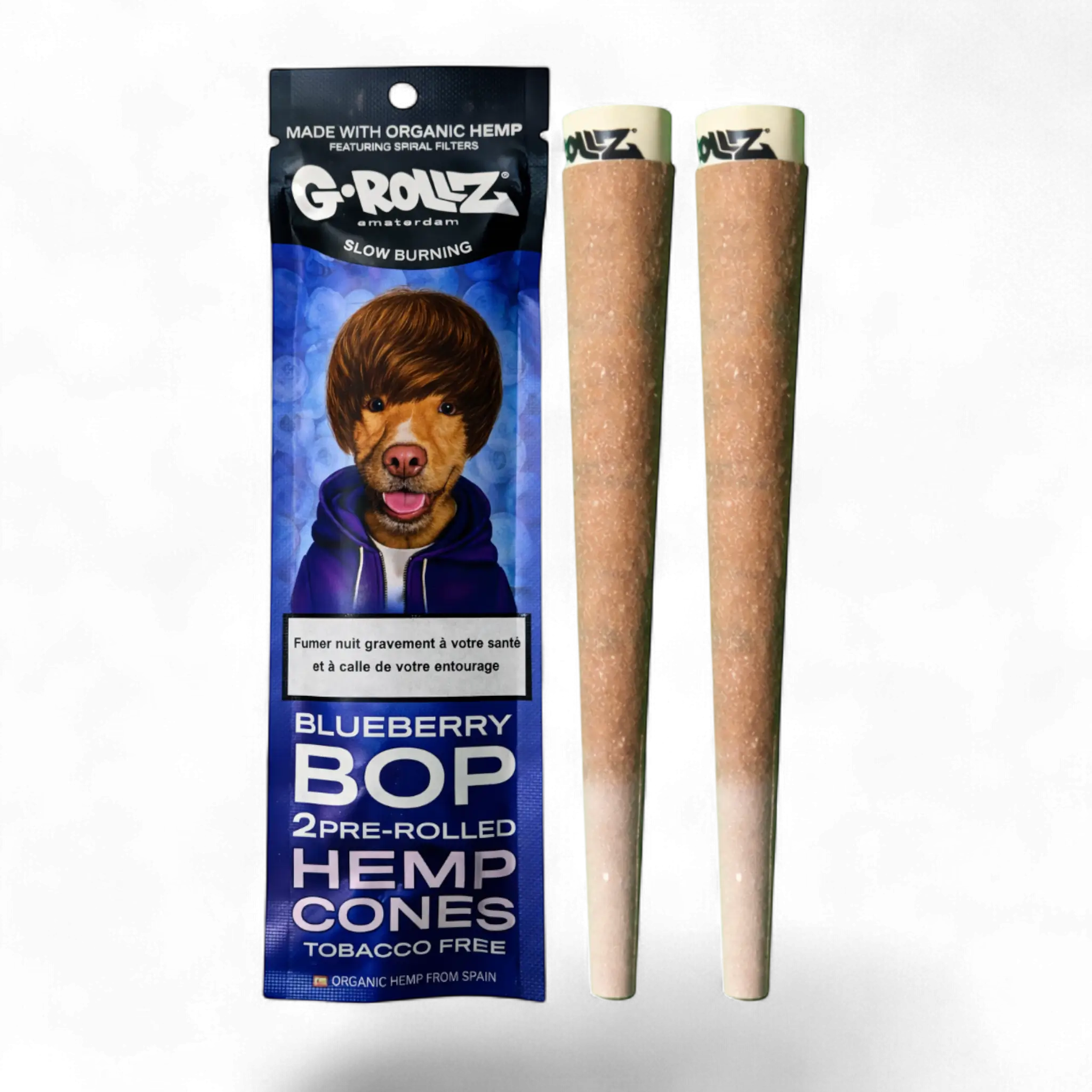 Pré-rolls G-Rollz Myrtille x2