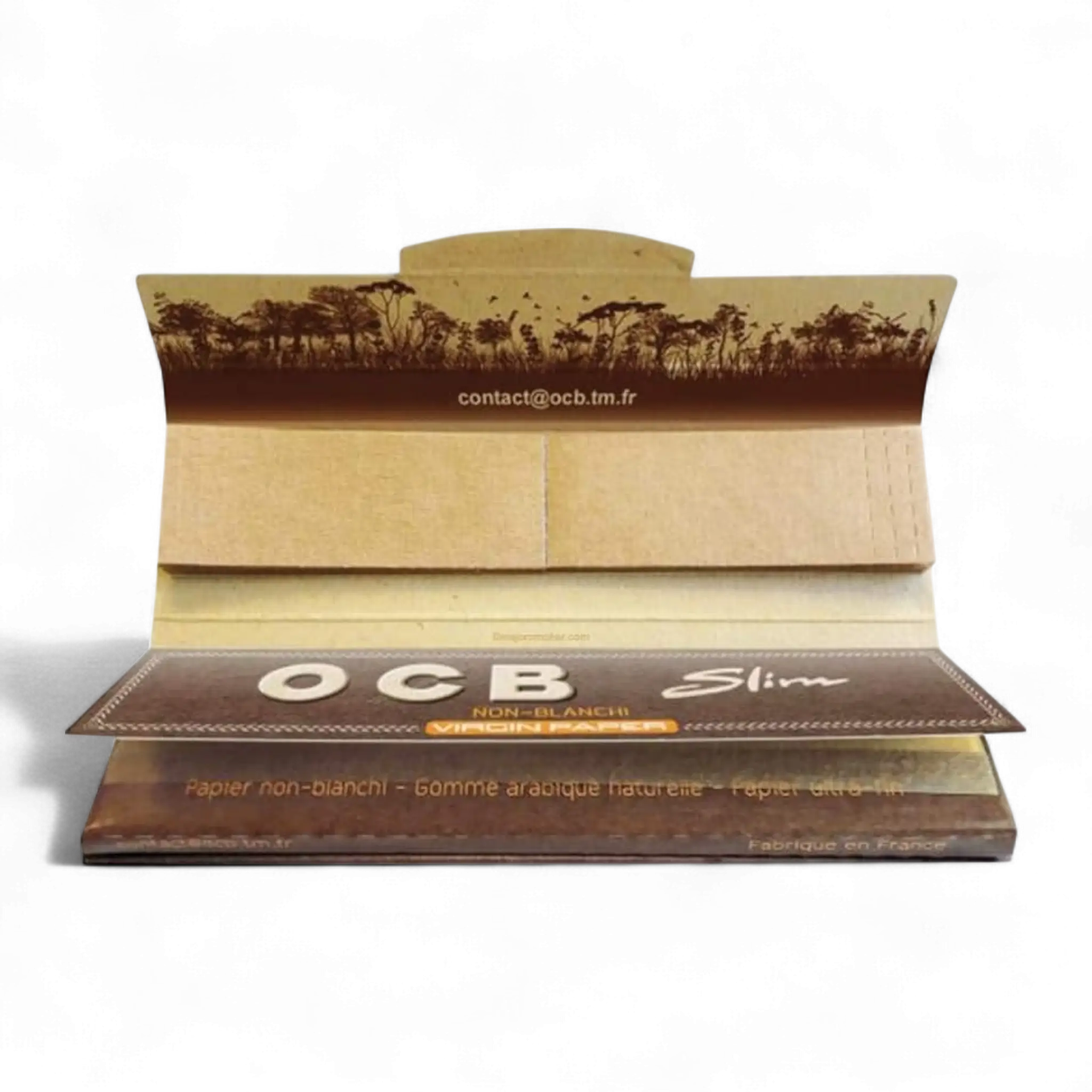 Slim marron +cartons | OCB
