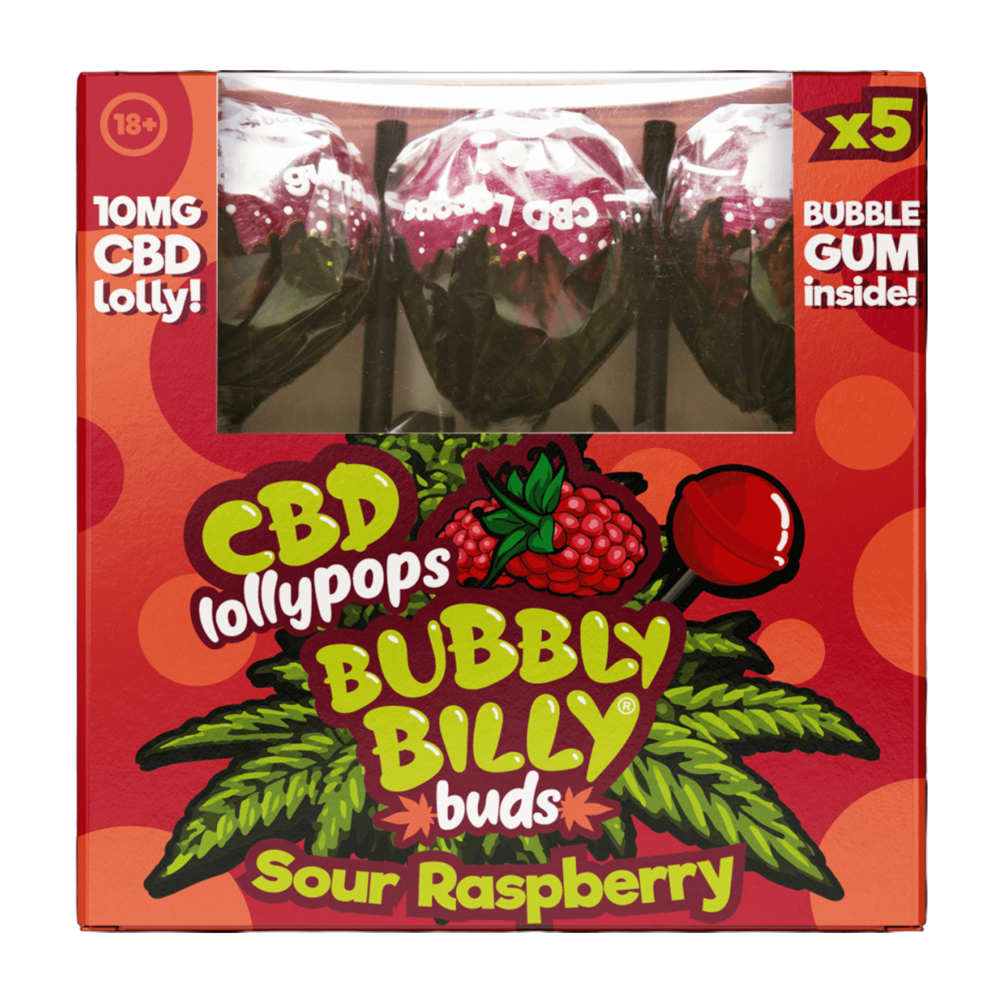 Sucettes Framboise 10mg