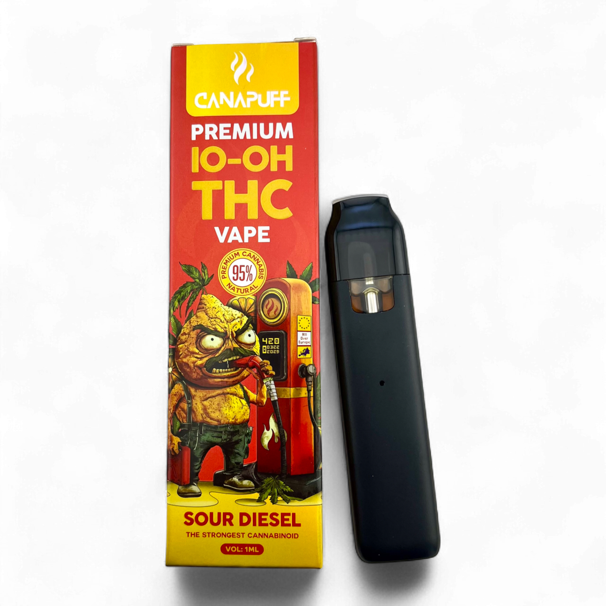 Puff 95 % 10-OH-THC Sour Diesel Canapuff