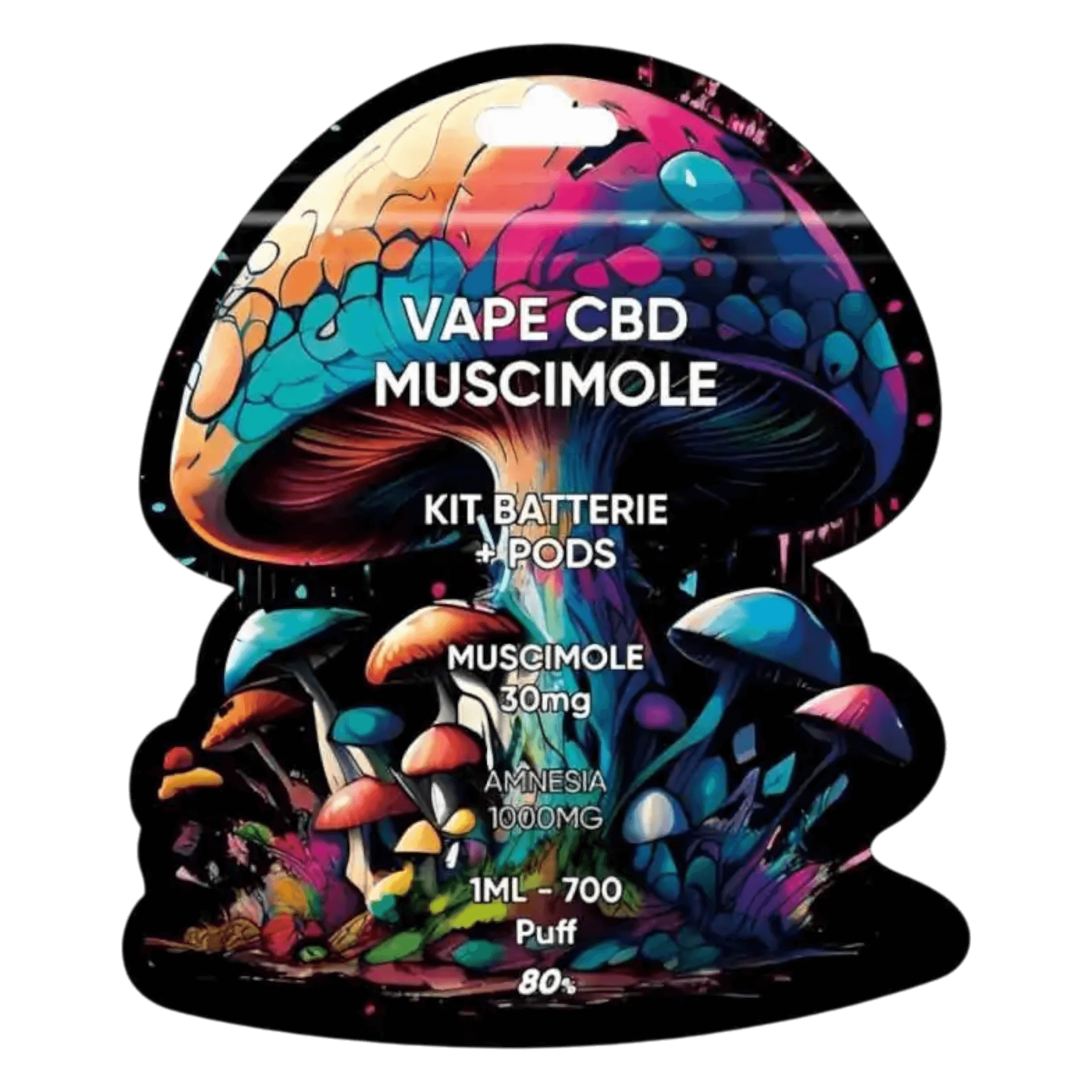 Batterie+pod Muscimole 30mg